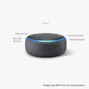 Amazon Echo Dot (3rd Gen) – Smart Speaker with Alexa (Charcoal Fabric)